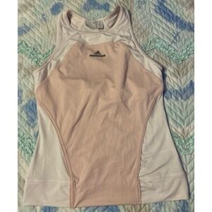 Adidas‎ x Stella McCartney Light Pink/White Barricade Active Tank, Large